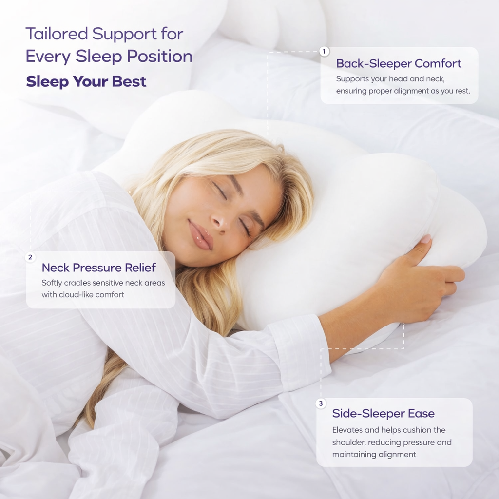 Ergonomic Cloud Pillow