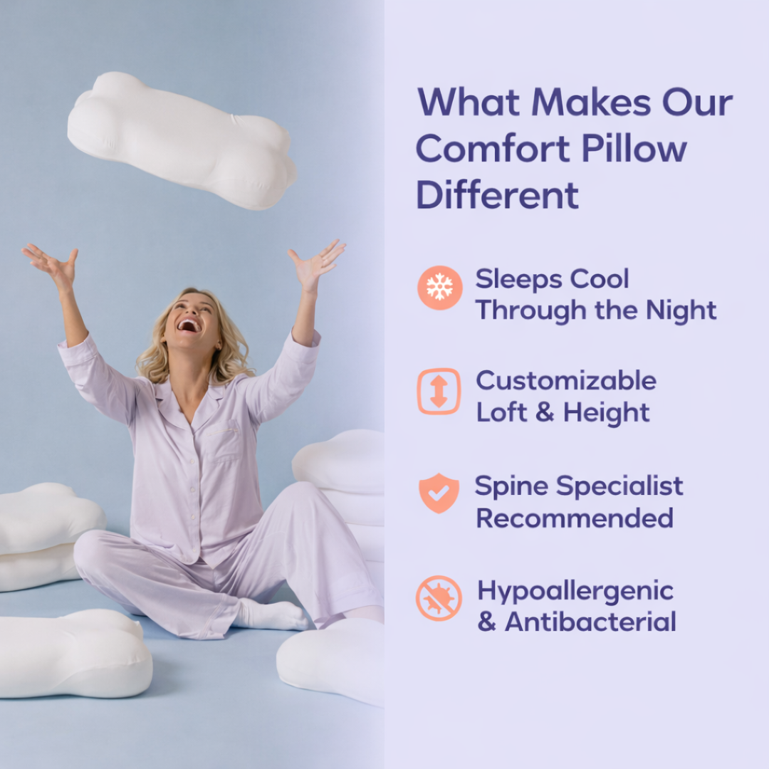 Ergonomic Cloud Pillow